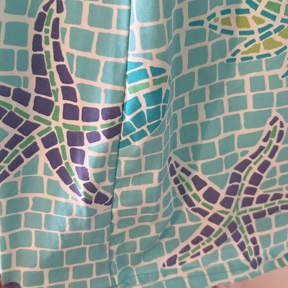 Lilly Pulitzer Ocean Life Mosaic Stretch Halter Dress - Size M - Picture 6 of 9
